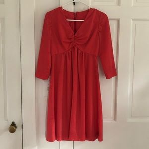 VINTAGE Handmade Red & White Polka Dot Dress Size 2